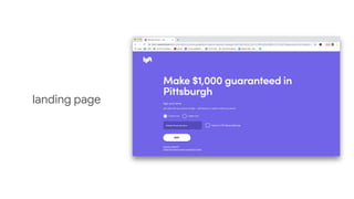 landing page
 