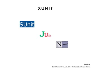 X U N I T
SPRINT3R
Siam Chamnankit Co., Ltd., Odd-e (Thailand) Co., Ltd. and Alliance
 