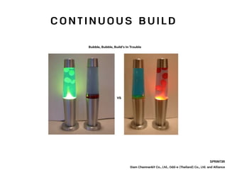 C O N T I N U O U S B U I L D
SPRINT3R
Siam Chamnankit Co., Ltd., Odd-e (Thailand) Co., Ltd. and Alliance
 