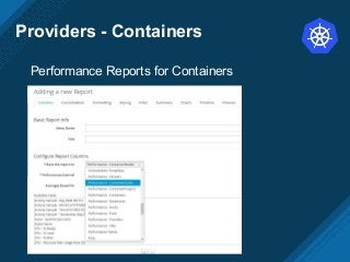Providers - Containers
Performance Reports for Containers
 