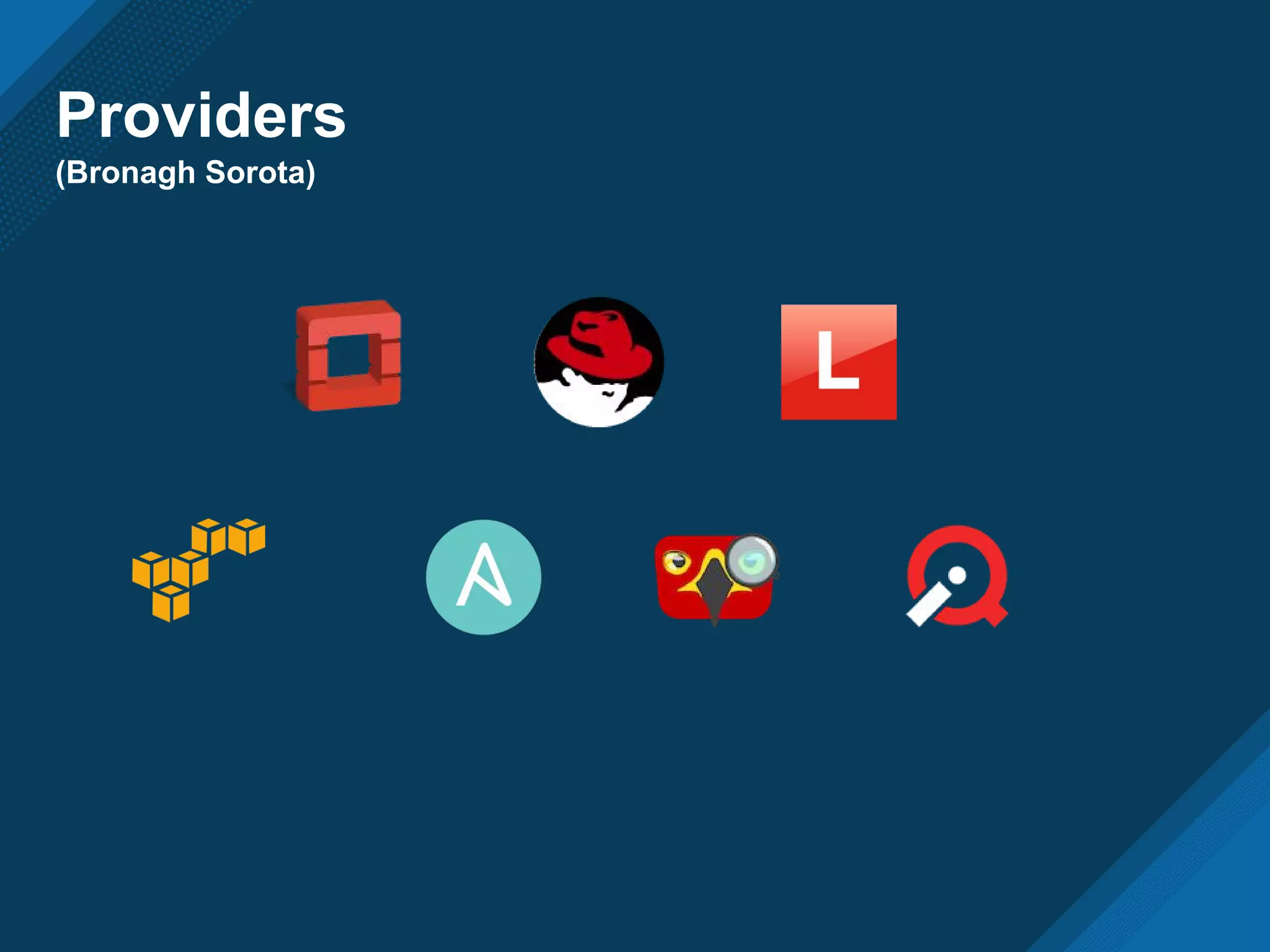 Providers
(Bronagh Sorota)
 