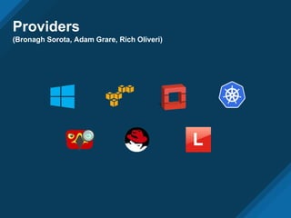 Providers
(Bronagh Sorota, Adam Grare, Rich Oliveri)
 