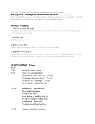 Design Sprint Kit | PDF