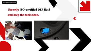 Def Module Dorman Sprinter Sprinter DEF System Problems That Trigger Check Engine or Countdown ...