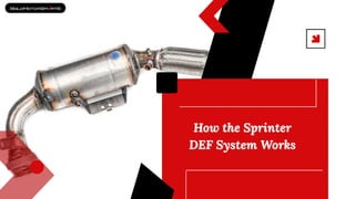 Def Module Dorman Sprinter Sprinter DEF System Problems That Trigger Check Engine or Countdown ...