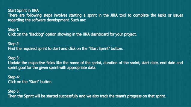 Sprint in jira | PPTX