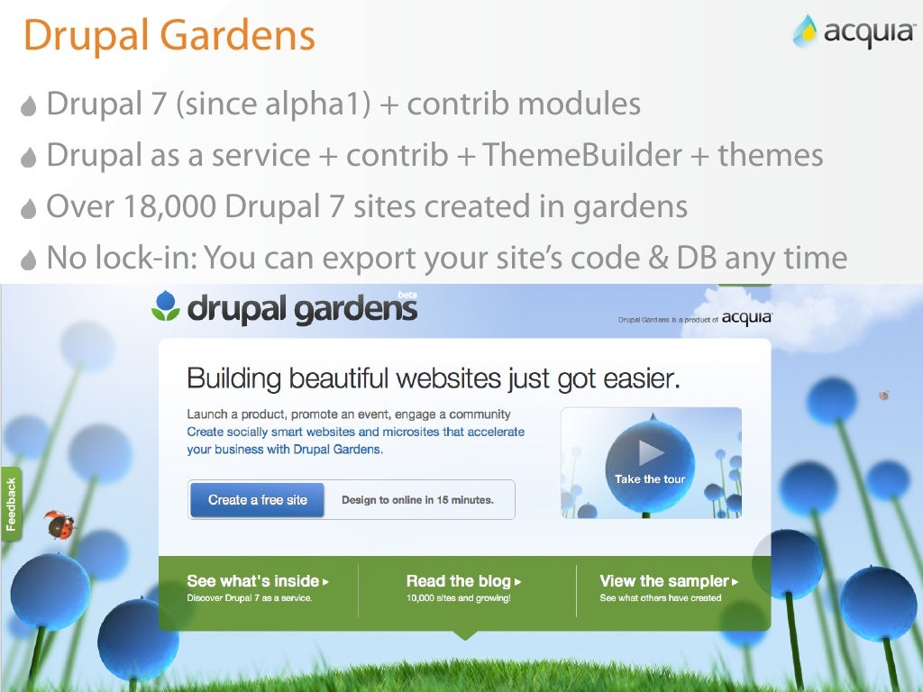 Drupal Gardens Drupal Gardens