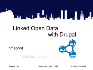 Linked Open Data
                   with Drupal

1 sprint
  st



             http://drupal.cat

Drupal.cat             November 10th, 2012   Citilab, Cornellá
 