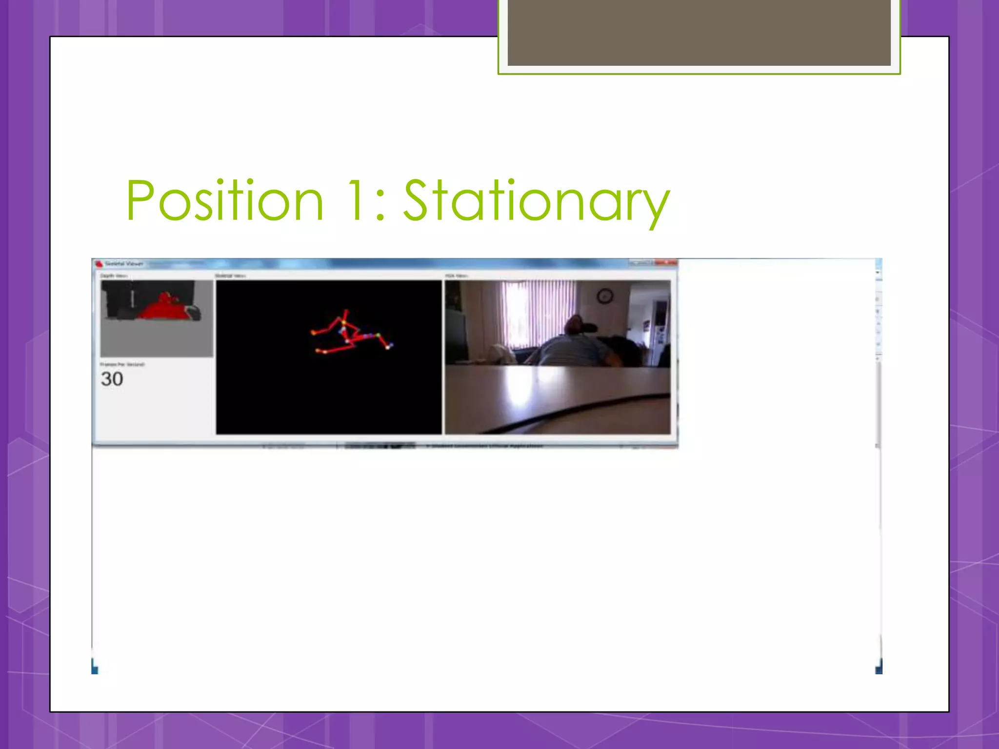 Position 1: Stationary
 