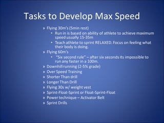 Sprint Training And Speed Development Online Class