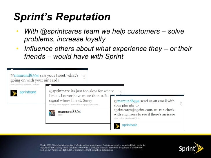 sprint social media story customer care customer care sprint