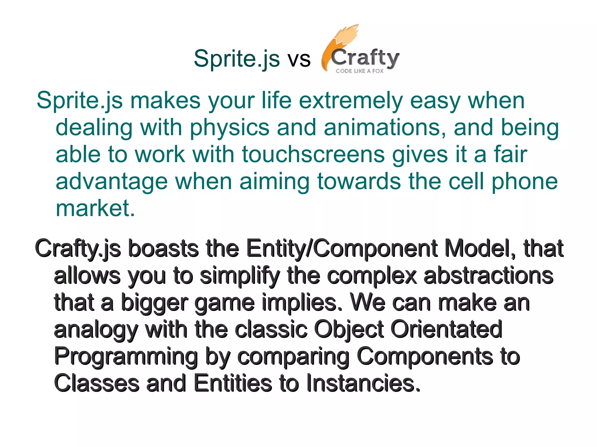 Sprite.js  vs   