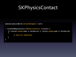 SKPhysicsContact
 