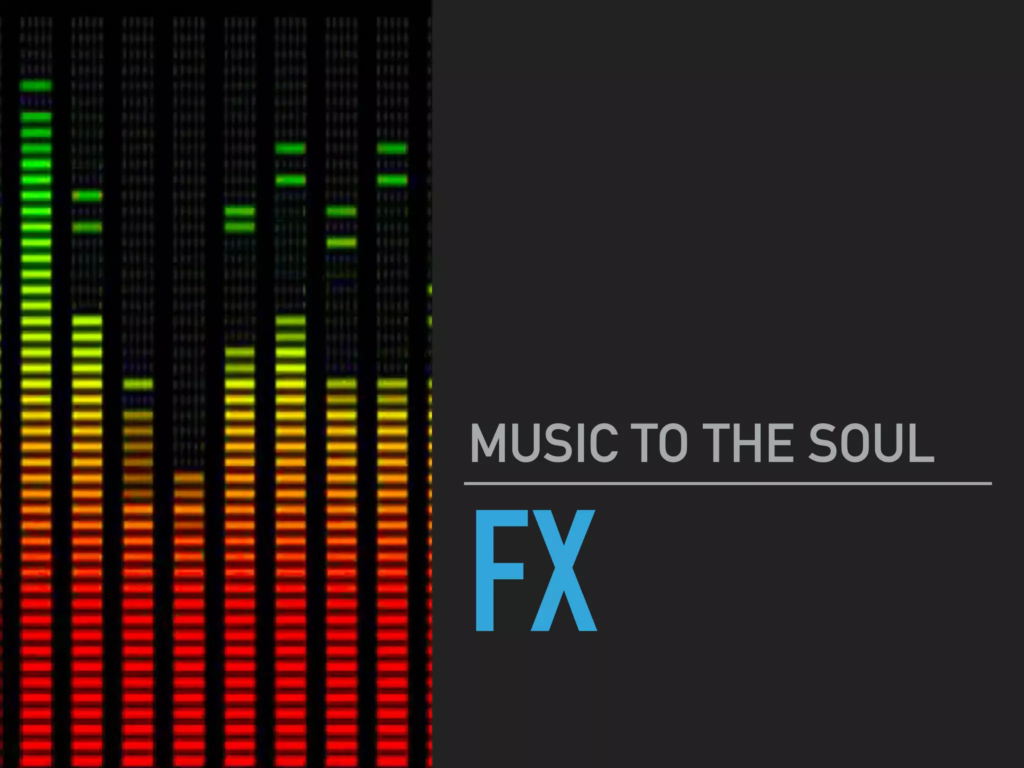FX
MUSIC TO THE SOUL
 