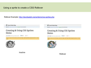 Sprites rollovers | PPTX