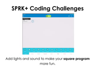 Sark Program Code SPRK+ Coding Challenge Cards | PDF
