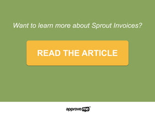 Want to learn more about Sprout Invoices?
READ THE ARTICLE
 
