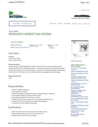 Internships