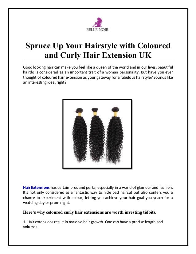 Spruce Up Your Hairstyle With Coloured And Curly Hair Extension Uk