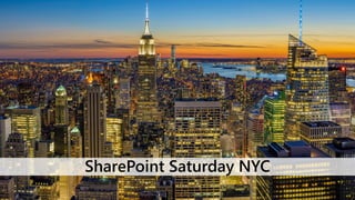 SharePoint Saturday NYC
 