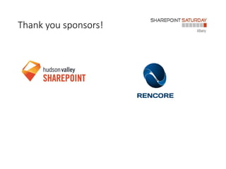 Thank you sponsors!

 