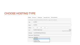 CHOOSE HOSTING TYPE
 