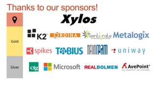Thanks to our sponsors!
Gold
Silver
 