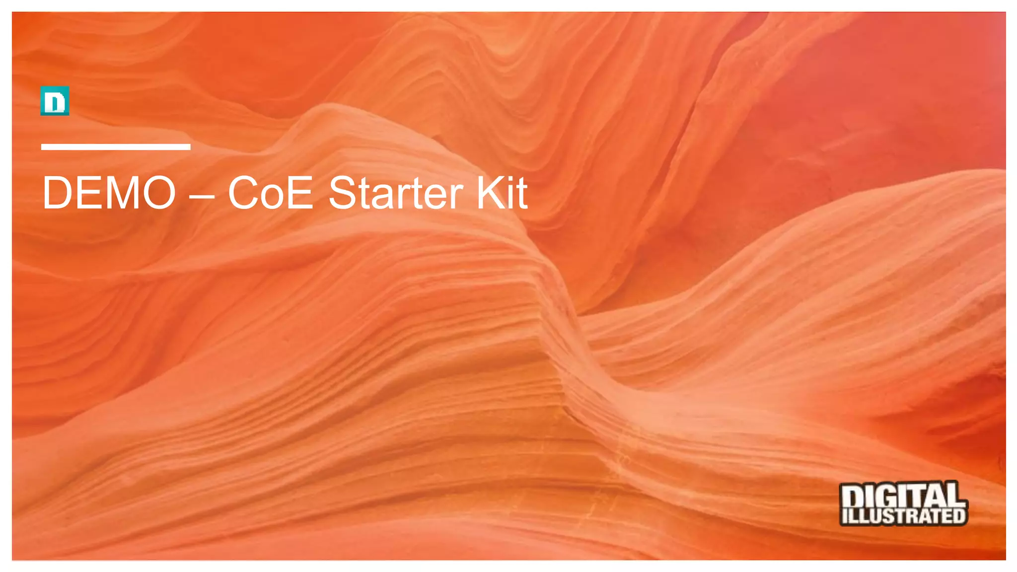 DEMO – CoE Starter Kit
 