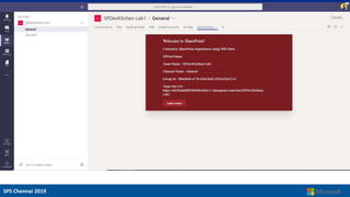 Bring together SPFx Solutions in SharePoint and MS Teams | PPTX