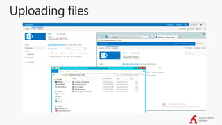 June 2017 #SPSDC
@jayleask
Uploading files
 
