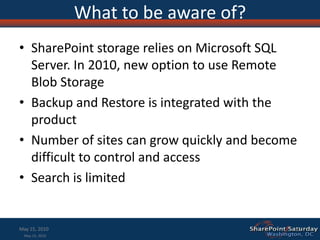 I founded my company in 2001 (right when SharePoint came out)
