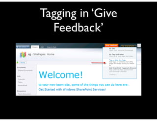 Understanding Tagging and Folksonomy - SharePoint Saturday DC Slide 93
