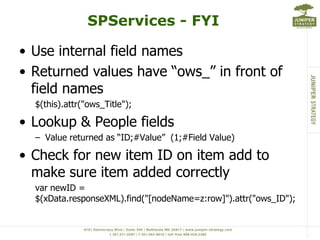 SPServicesUpdateListItems