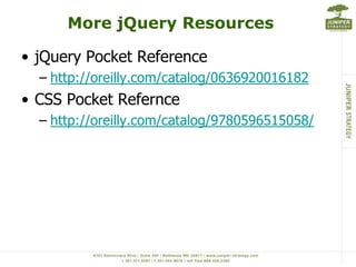 How to get it…jQueryhttp://jquery.com/SPServiceshttp://spservices.codeplex.comSuper Awesome 3rd party libraries that integrate wellModal dialogs - http://www.ericmmartin.com/projects/simplemodal/Calendar - http://arshaw.com/fullcalendar/Charts - http://g.raphaeljs.com/