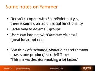 SPFestChi @nmoneypenny www.synxi.comSPFestChi @nmoneypenny www.synxi.com
•
•
•
•
 