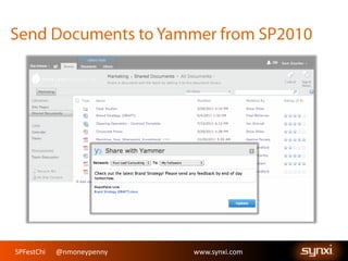 SPFestChi @nmoneypenny www.synxi.comSPFestChi @nmoneypenny www.synxi.com
 