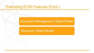 Document Management Object Model


Taxonomy Object Model
 