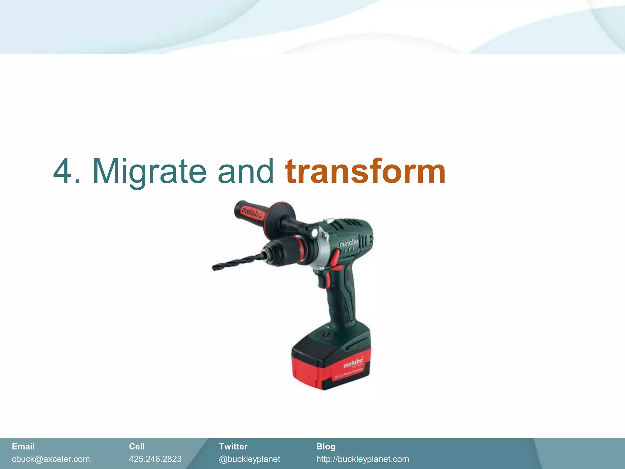 Don’t make judgment calls, just identify themPrioritize the actions