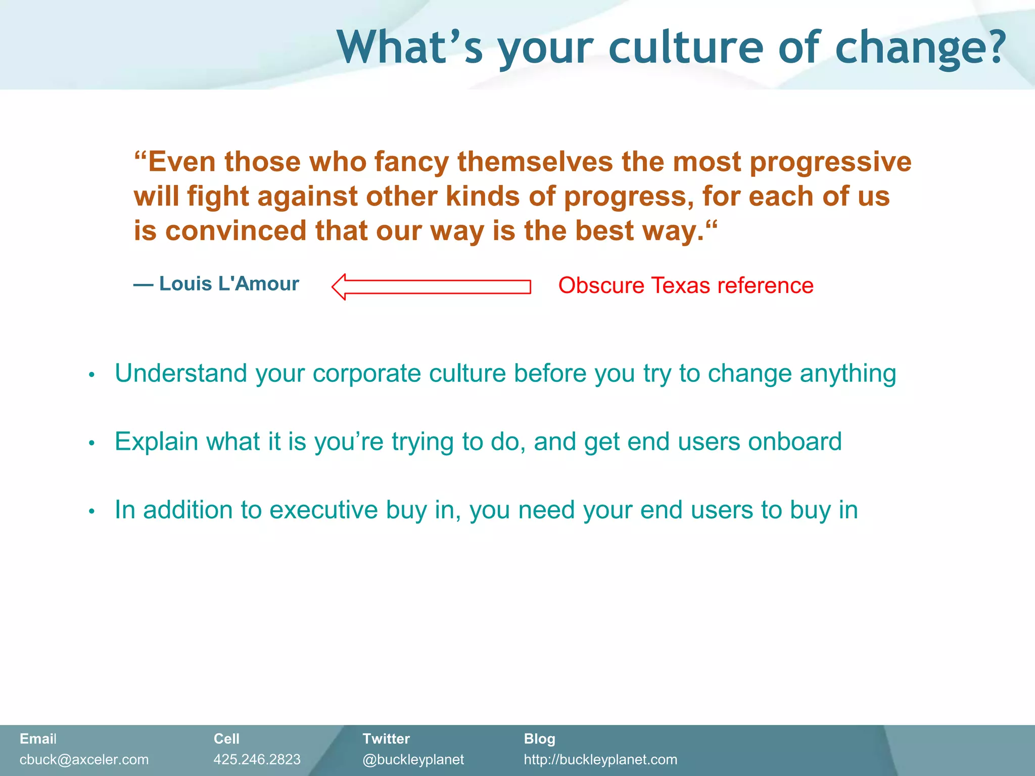 Common Project Methodology