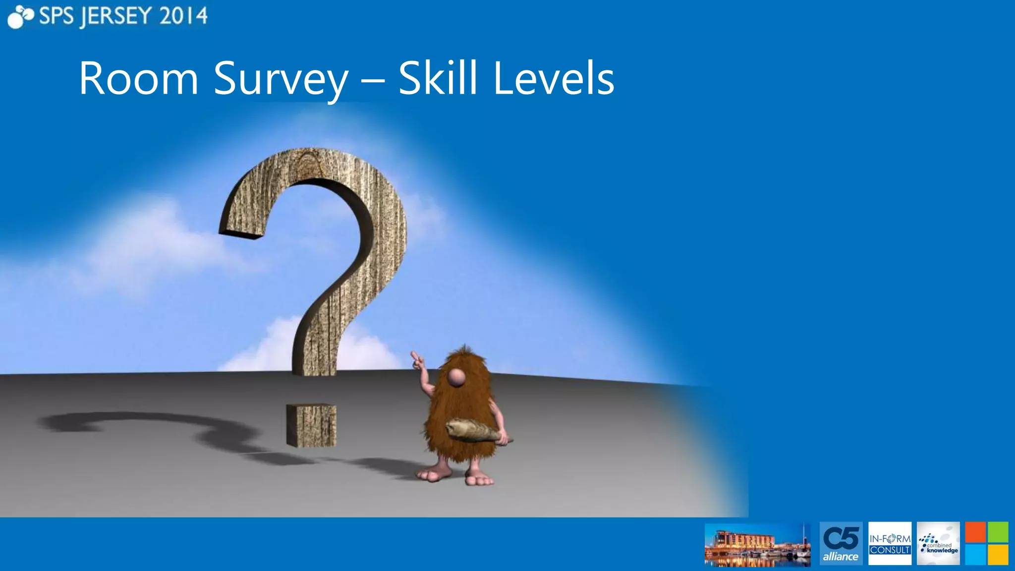 Room Survey – Skill Levels 
 