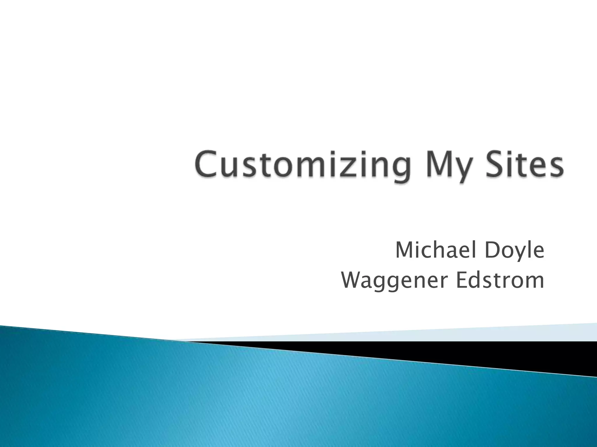 Michael Doyle
Waggener Edstrom
 