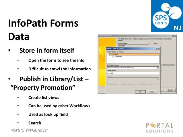 infopath document library form Building Business 2013 InfoPath using Solutions SPSNJ