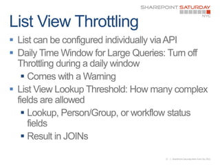 


    


    

    

        17   | SharePoint Saturday New York City 2011
 