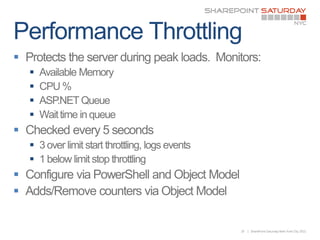 
    
    
    
    

    
    




        19   | SharePoint Saturday New York City 2011
 