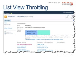 24   | SharePoint Saturday New York City 2011
 