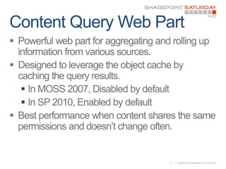 



    
    




        33   | SharePoint Saturday New York City 2011
 