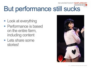 








    34   | SharePoint Saturday New York City 2011
 