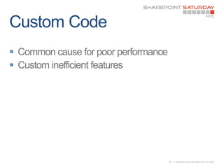 





    36   | SharePoint Saturday New York City 2011
 