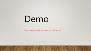 Demo
https://www.youtube.com/watch?v=Pw6FIysk2FY
 