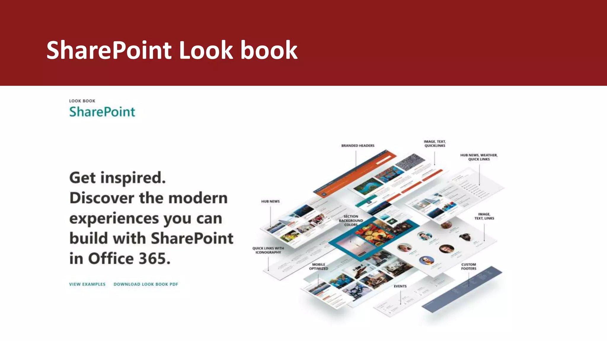 SharePoint Look book
 